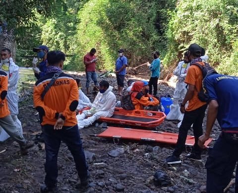 Mayat Pria 40 Tahun Terserat Arus Sungai Tibu Balok