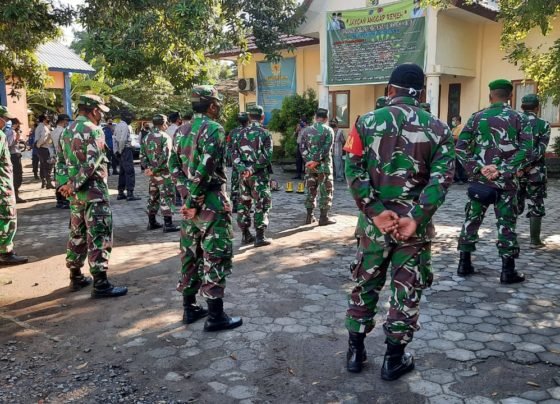 Antisipasi Cuaca Buruk TNI Polri Gelar Apel Siaga Bencana