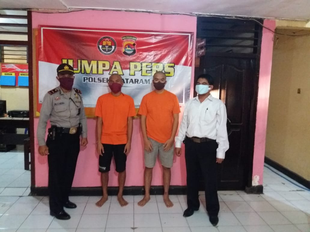 Residivis dan Satpam Bobol Kampus Ditangkap Polsek Mataram