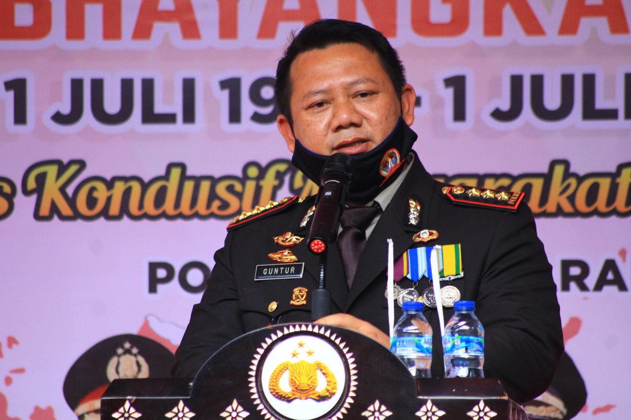 Semangat HUT Bhayangkara untuk Turunkan Pandemi Covid-19 di Mataram