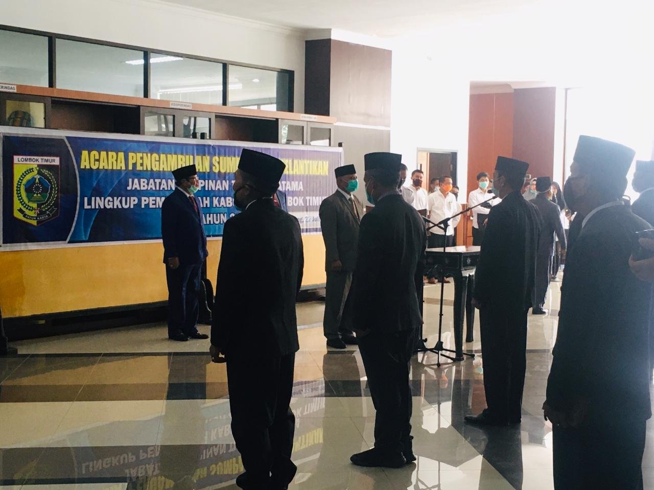 Gerbong Mutasi Lotim Digelar, Sejumlah Pejabat Digeser dan Jabatan Stafsus Diperbanyak