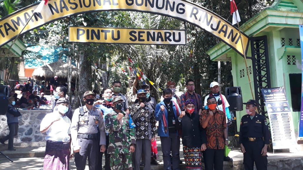 Pendakian Gunung Rinjani Dibuka Kembali, Launchingnya di Pos Senaru Lombok Utara