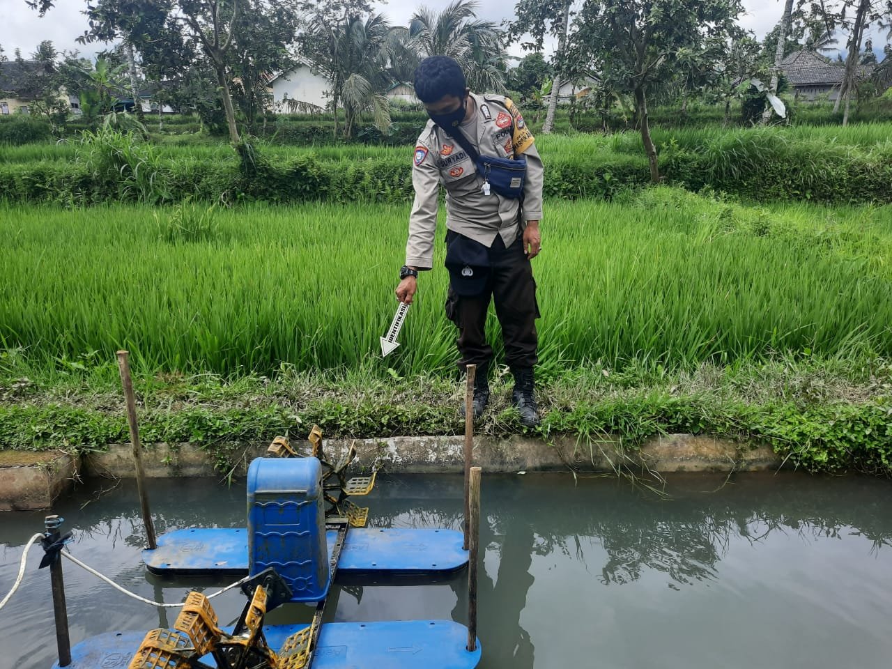 Warga Desa Perian Geger, Papuk Mahnim Ditemukan Tewas di Kolam Ikan