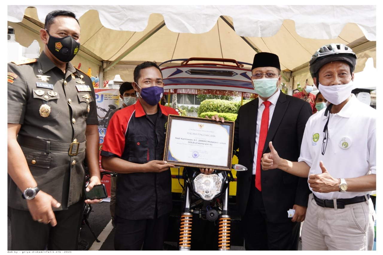 152 Kendaraan Listrik Buatan NTB, Awal Kontribusi Baik Untuk Bumi