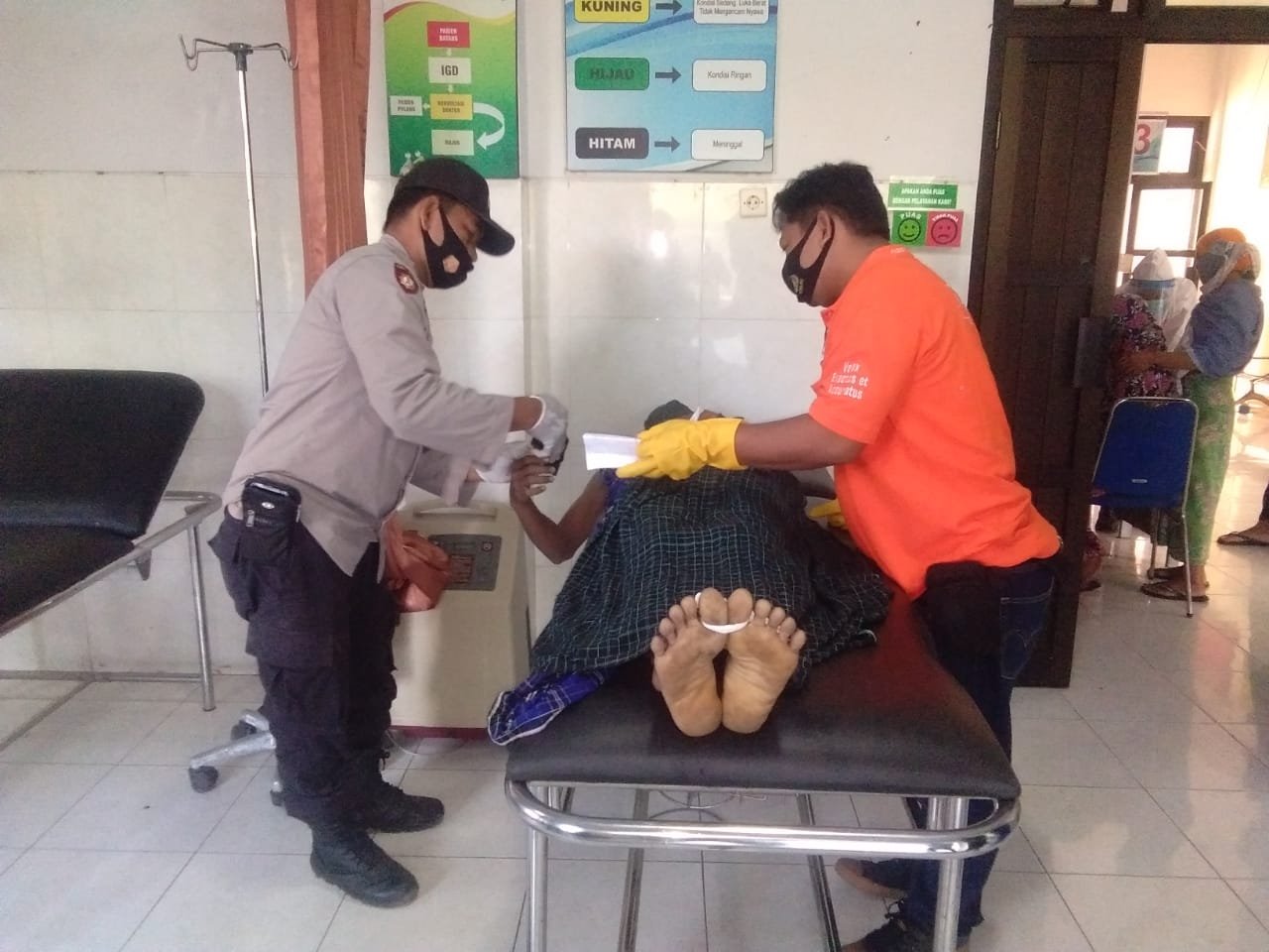 Pemuda Paruh Baya Ditemukan Tewas di Jalan Montong Mulia Desa Darek