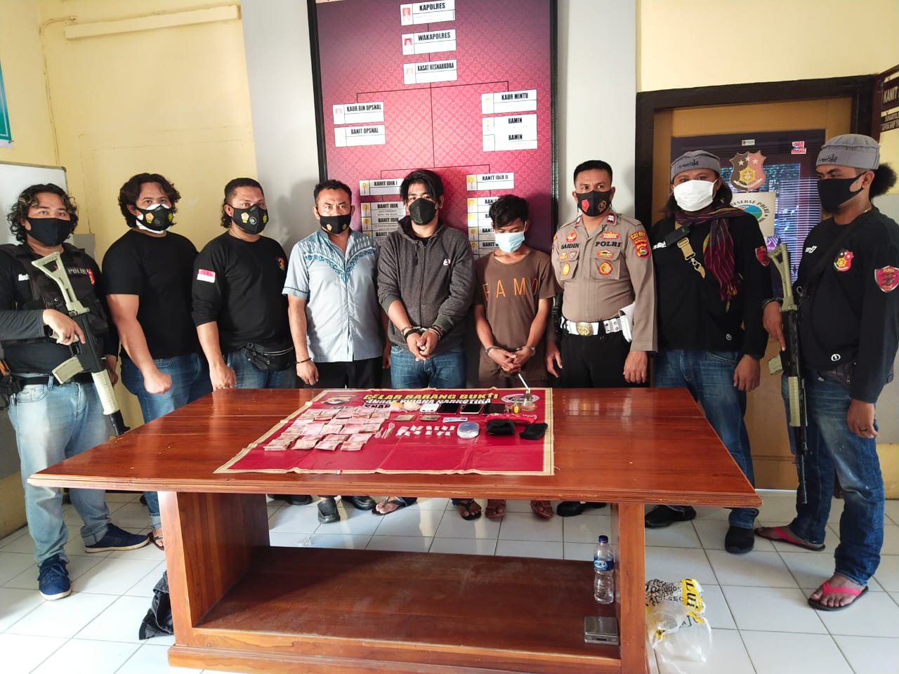 Asik Nyabu di Bulan Puasa, Konda Cs Disergap Polresta Kota Bima