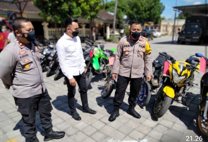 Program Kurma Polresta Mataram Jaring 48 Motor Balap Liar dan Sita 1.619 Kotak Petasan