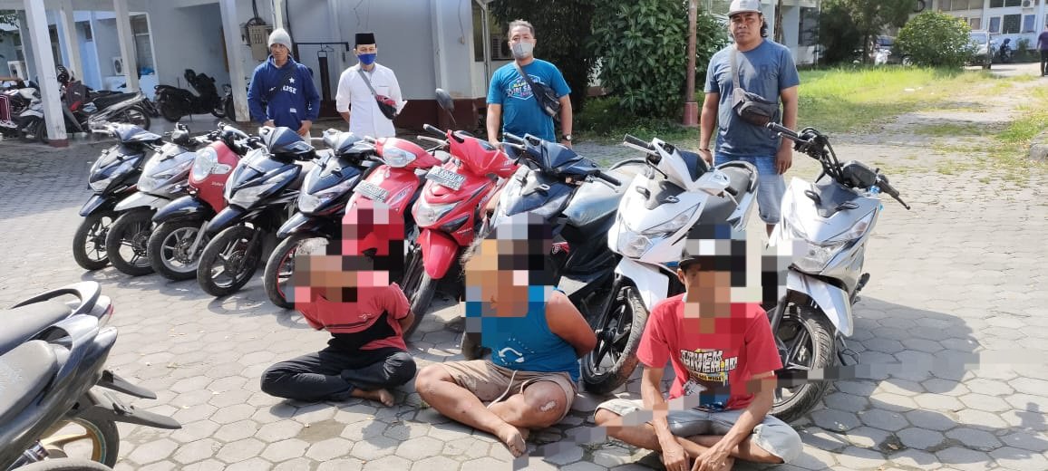 Selundupkan 10 Unit Motor, Komplotan Maling Antar Pulau Disergap Polres Lombok Tengah