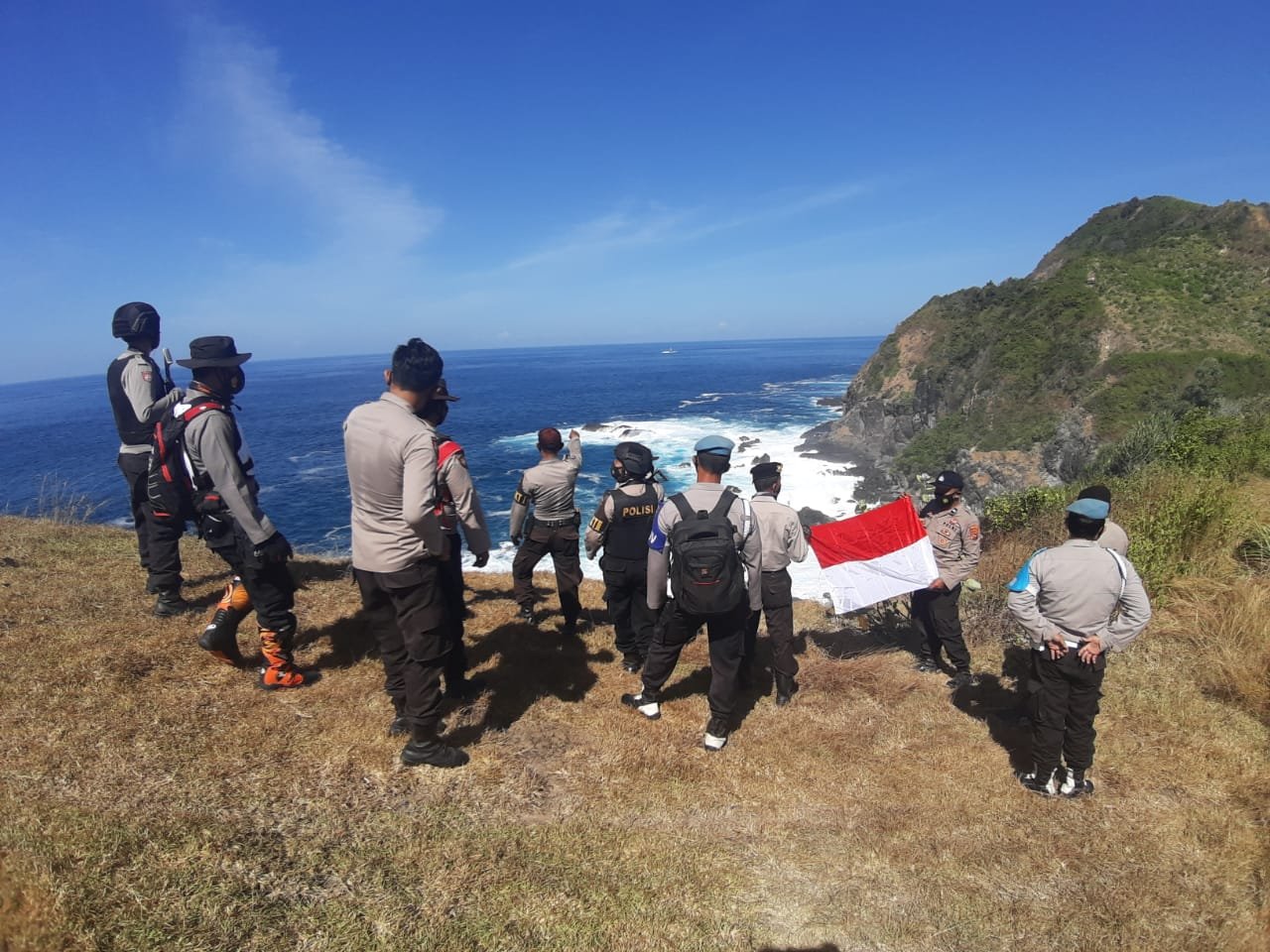Mantap! Polsek Sekotong Patroli Sampai   Pulau  Shopia Lusia Perbatasan Austrlia