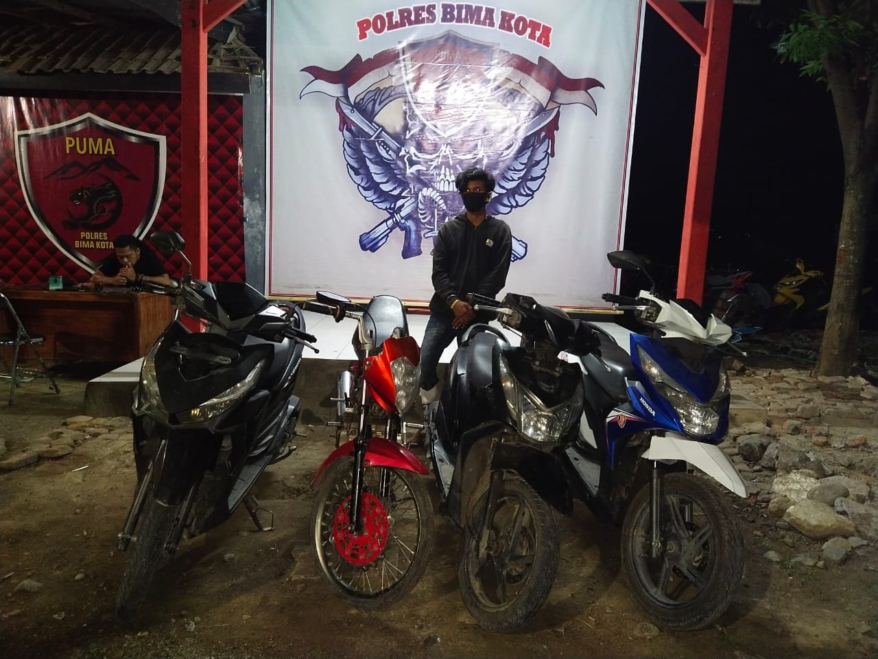 Residivis Curanmor di Kota Bima Ditembak Ketika Berusaha Kabur Dari Sergapan Aparat