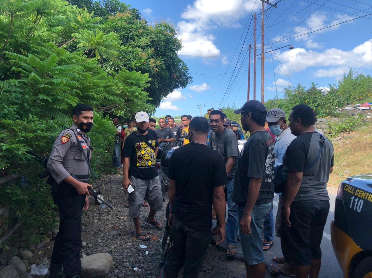 Anggota Samapta Polres Sumbawa Besar Amankan Pelaku Pencuri Ayam dari Amukan Warga