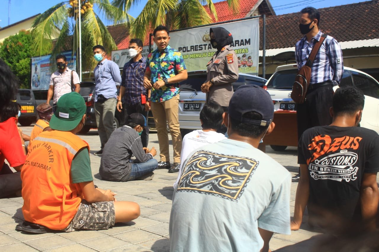 Berangus Premanisme, Juru Parkir liar Ikut Jadi Sasaran Pengamanan Aparat