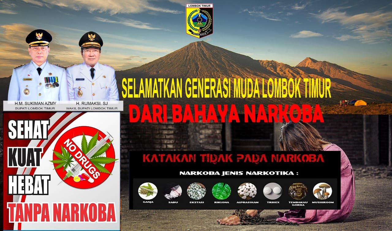 Narkotika Marak, Bupati Lotim Keluarkan Edaran Kampung Tangguh Bersih Narkoba