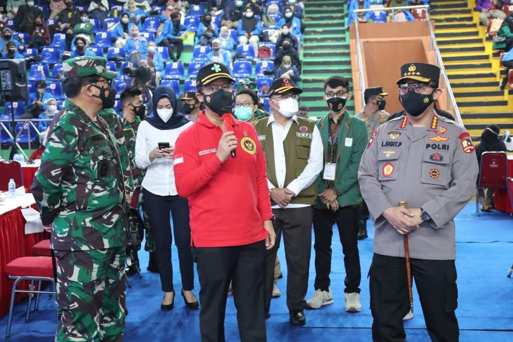 Kompak, Polri Bersama Mahasiswa Bersinergi Dalam Penanggulangan Pandemi Covid-19