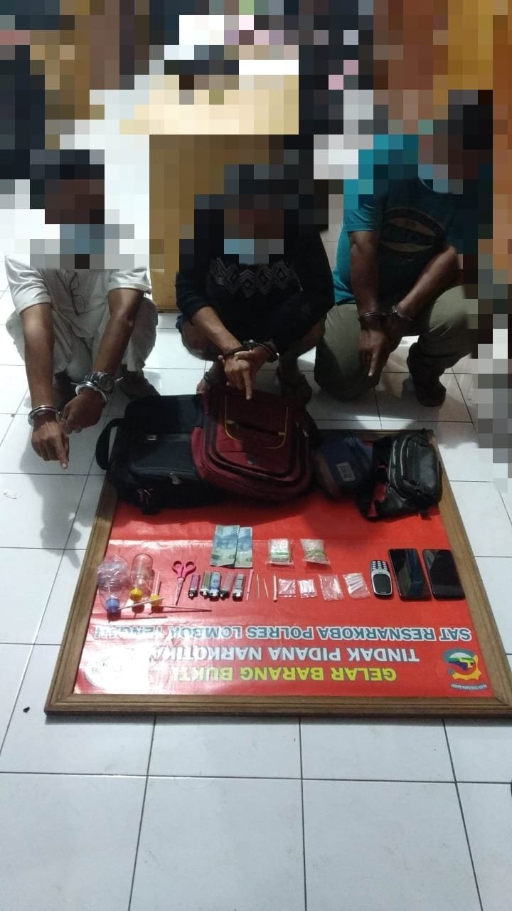 Simpan 7,44 Gram Sabu, Tim Cobra Sergap Dua Oknum Pol PP di Praya Lombok Tengah