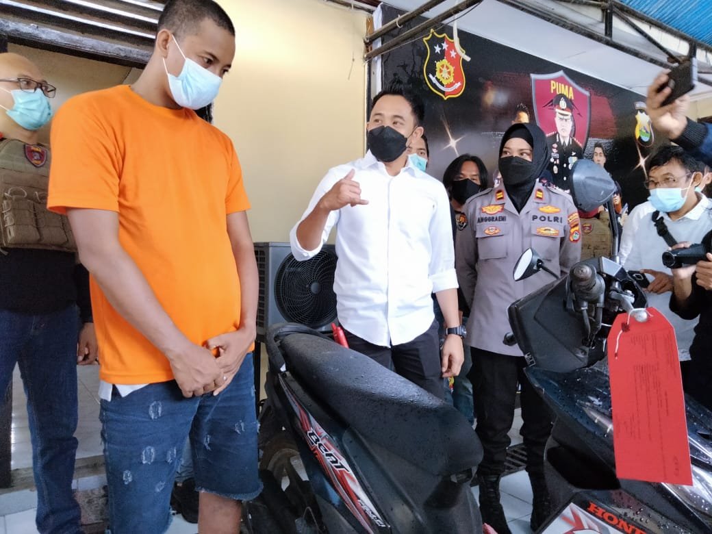 Satu Dari Dua Komplotan Garong Motor Ditangkap, Penadahnya Ikut Diamankan
