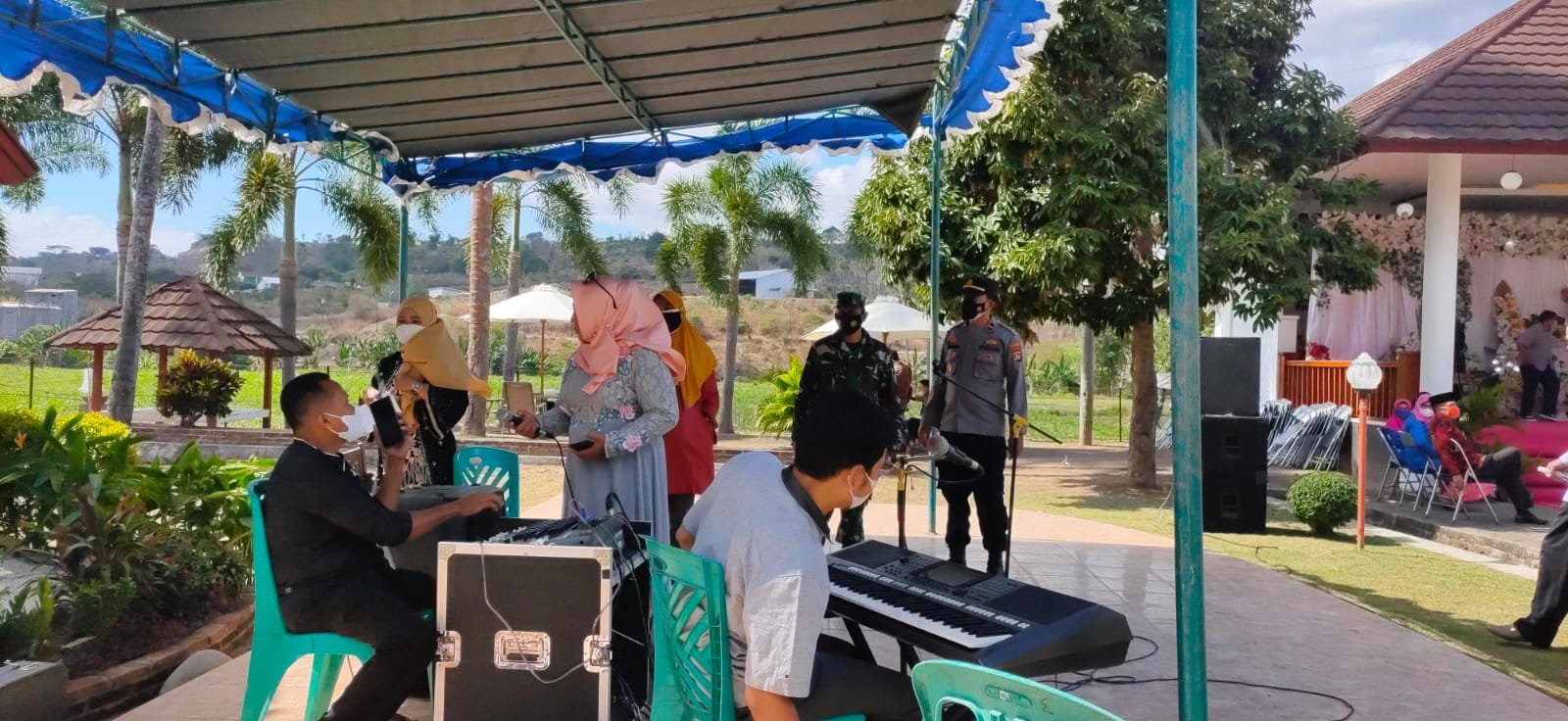 Satgas Covid Bubarkan Resepsi Pernikahan Waga Yang Menyewa Resto Ariella Desa Jorok Sumbawa