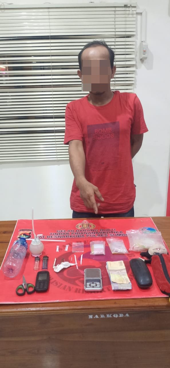 Jual Narkoba Secara Rumahan, Wisky Warga Lape Ditangkap Sat Narkoba Polres Sumbawa