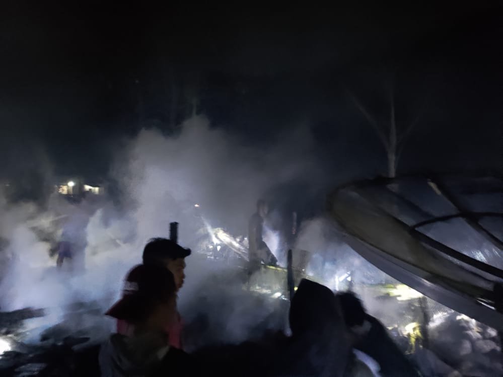 Rumah Sahrini di Desa Madaprama Dompu Ludes Terbakar