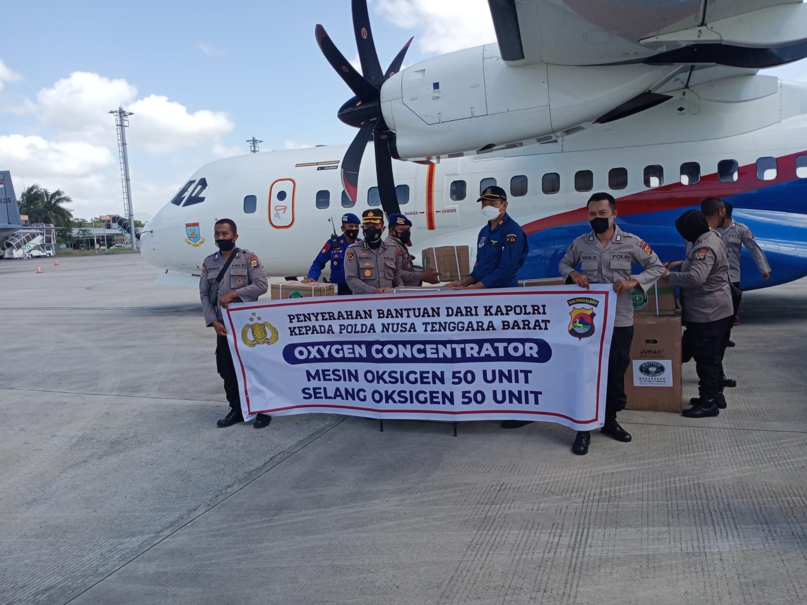 Kapolri Beri Bantuan Oxygen Konsentrator Untuk Polda NTB