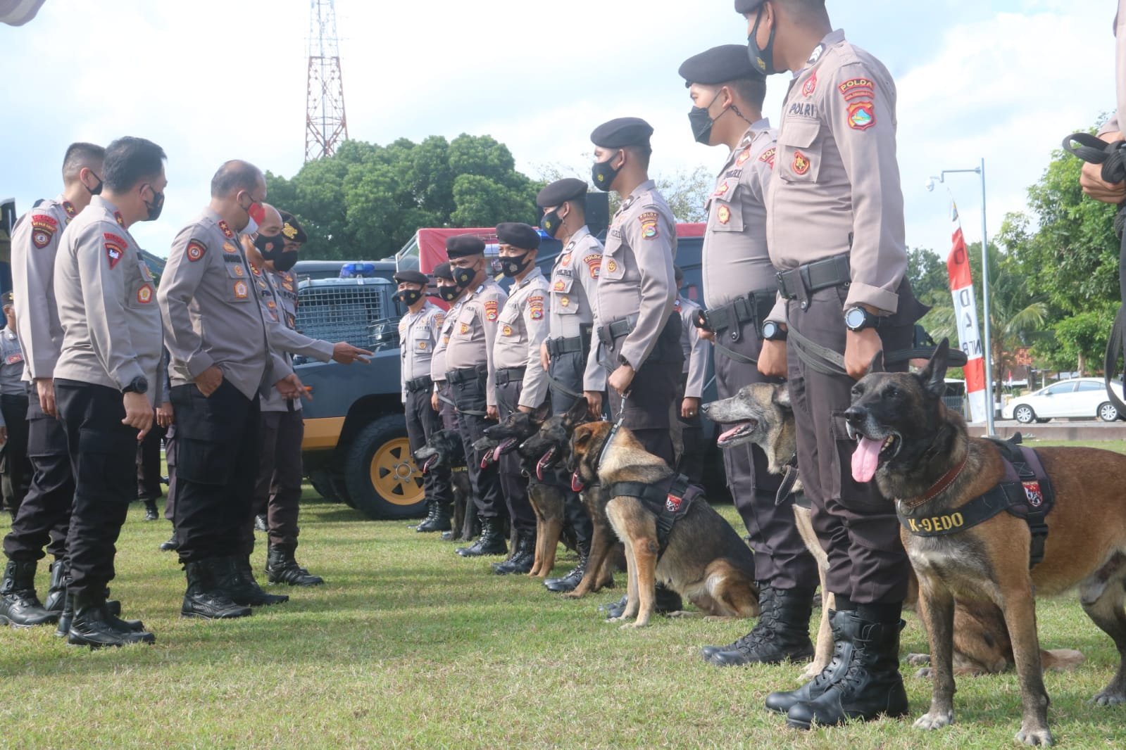 Jelang World Super Bike Mandalika Kakorsabhara Baharkam Polri Berkunjung Ke NTB