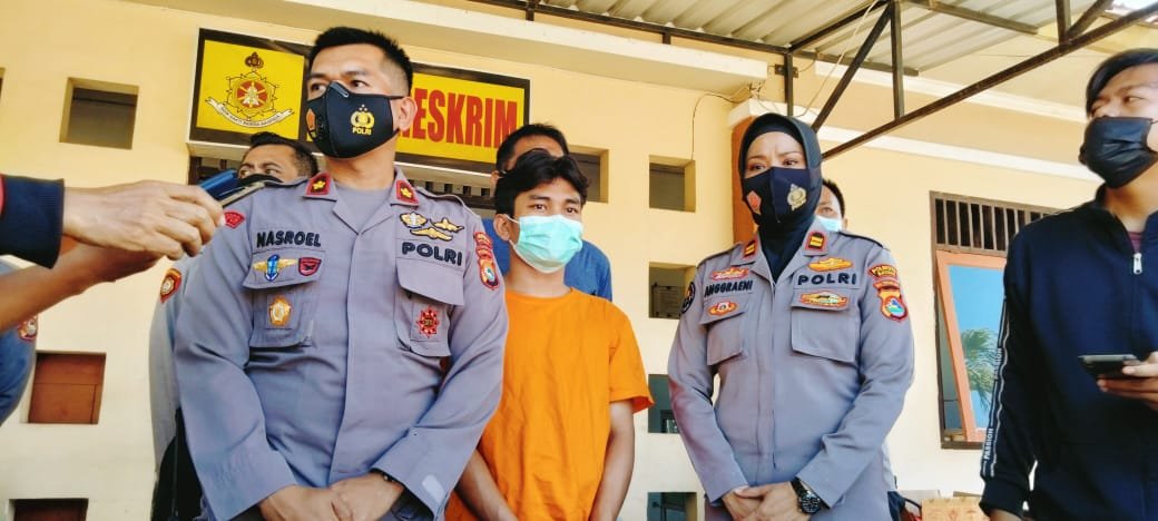 Pelaku Penggelapan Motor Asal Abian Tubuh Diamankan Polsek Cakranegara