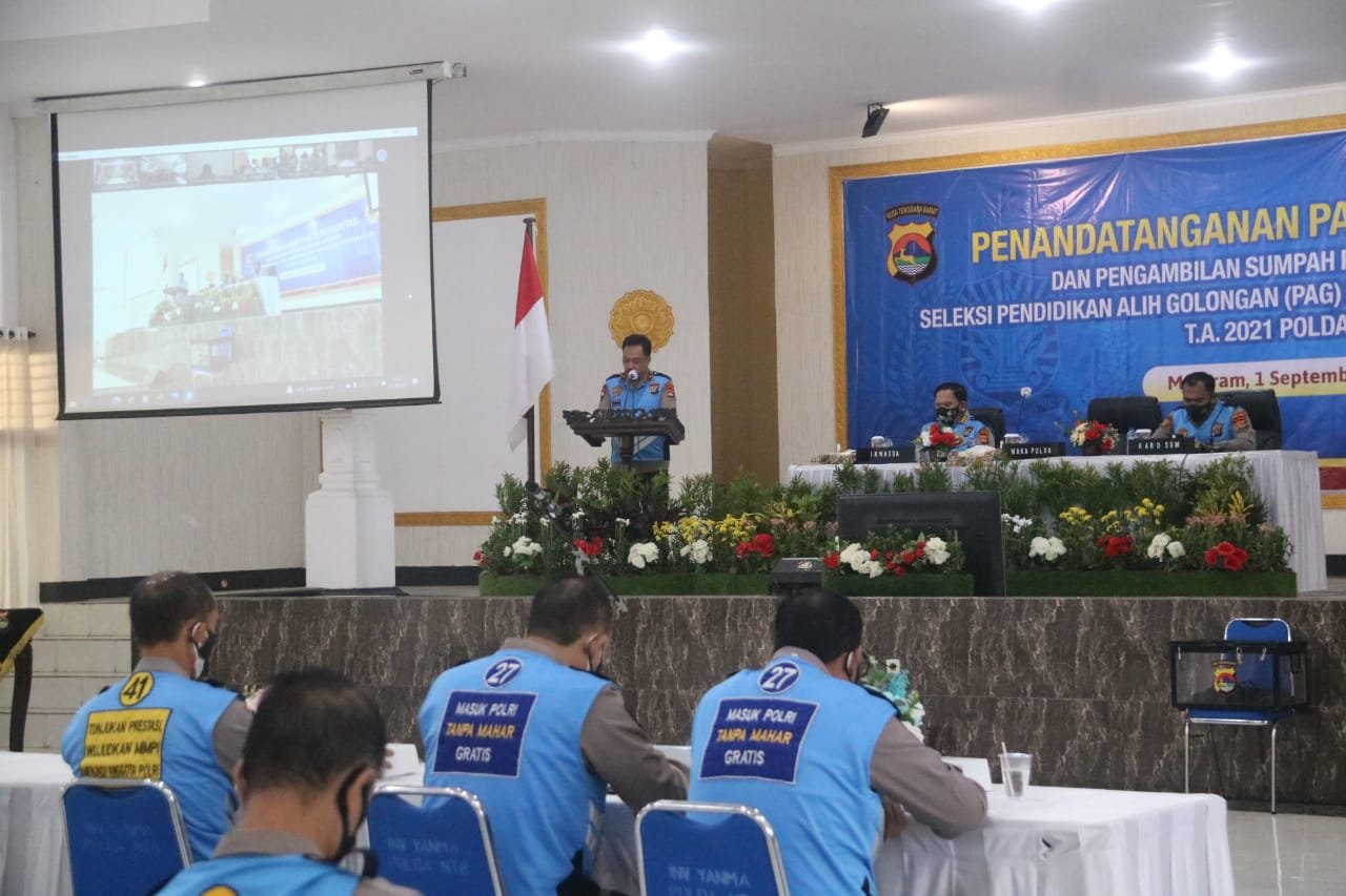 Naikkan Tingkat le Perwira, 93 Bintara Polda NTB Ikut Seleksi Pendidikan Alih Golongan