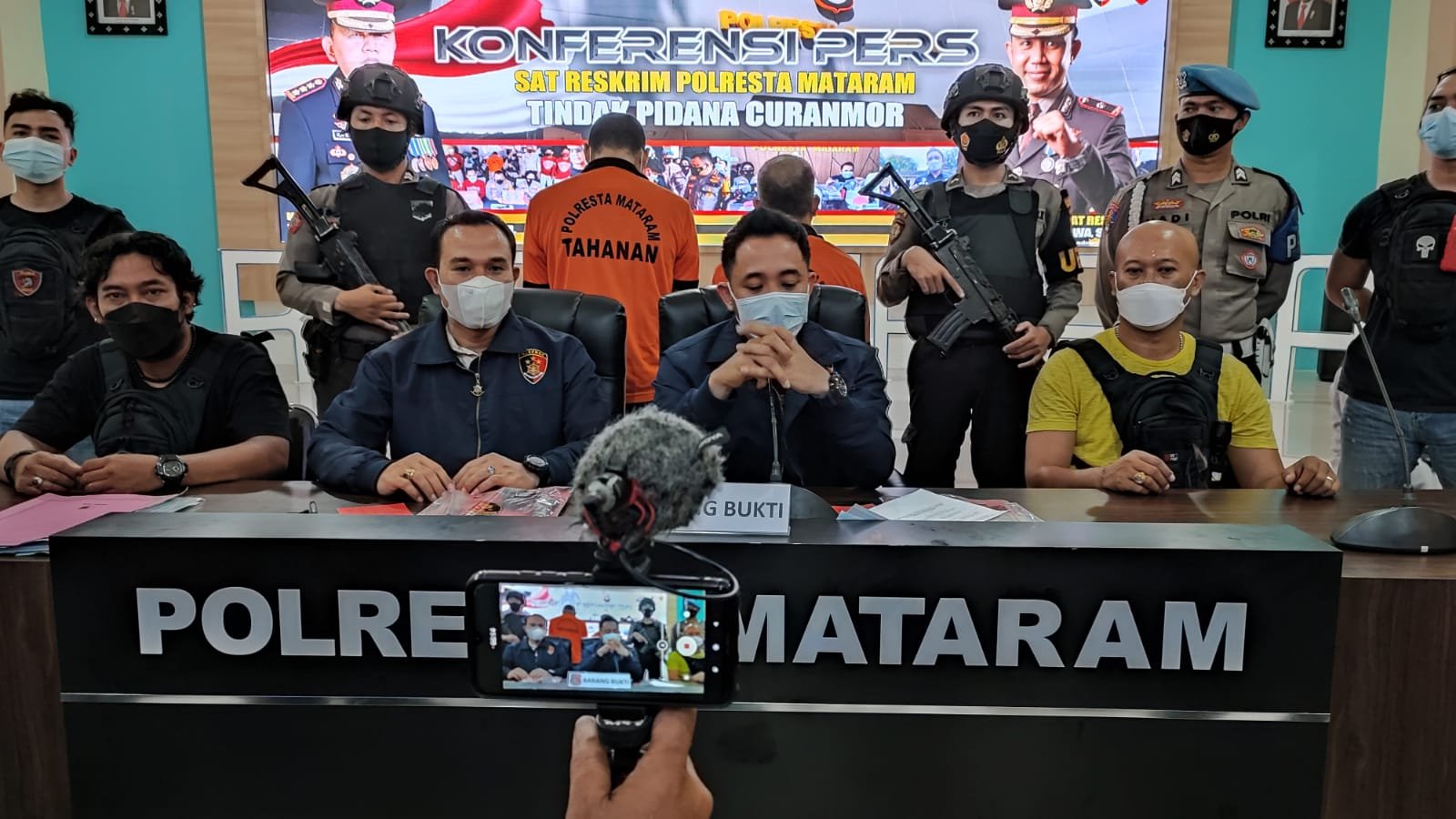 Gasak Motor di Pasar Bertais, Dua Residivis Curanmor di Bekuk Tim Puma