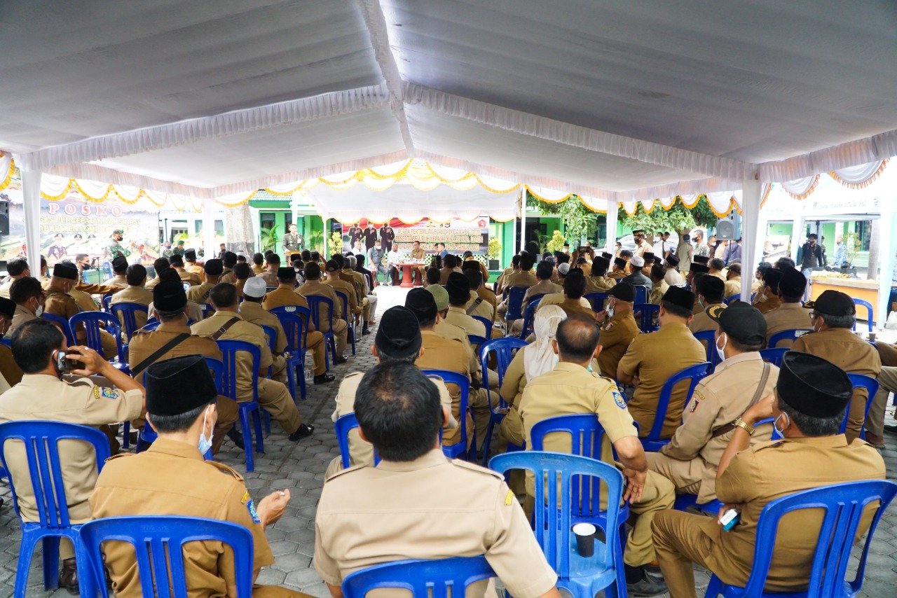 Rakor di Makodim 1615, Sekda: Capaian Vaksinasi Lotim.Nyaris Tembus 70 Persen