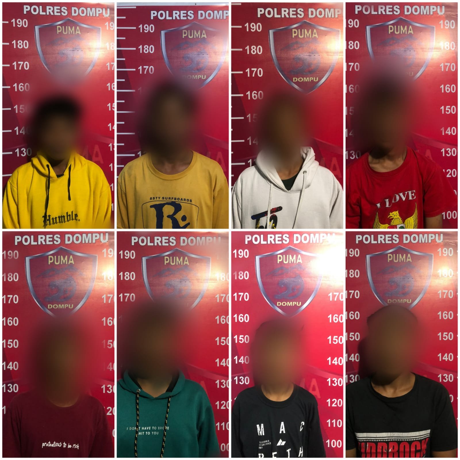 Diduga Akan Berbuat Onar, Delapan Pelajar Sedang Membuat Panah Diamankan