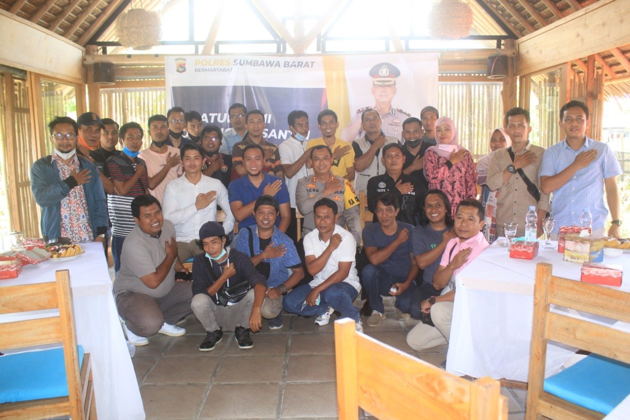 Kapolres Ajak Media Bersinergi Bangun KSB Dengan Pemberitaan Konstruktif