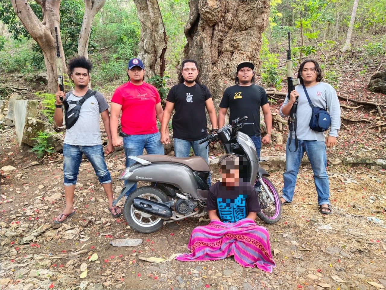 Lagi Maling Motor Ditembak, Giliran Residivis di Bima Menyerah Setelah Timah Panas Menerjang Kakinya