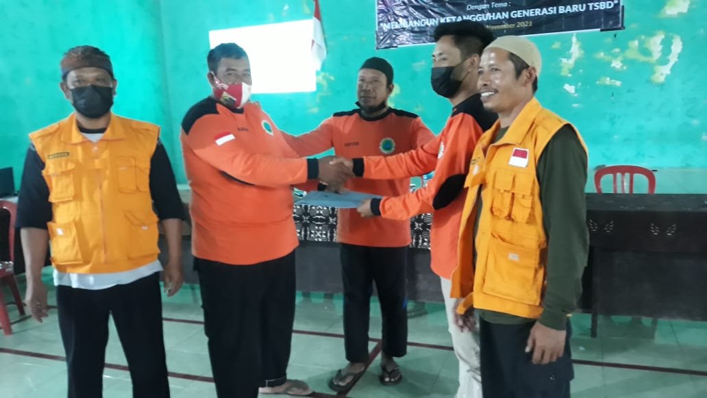 Abdul Sabur Terpilih ketua umum Tim Siga Bencana Desa  Sembalun Lawang