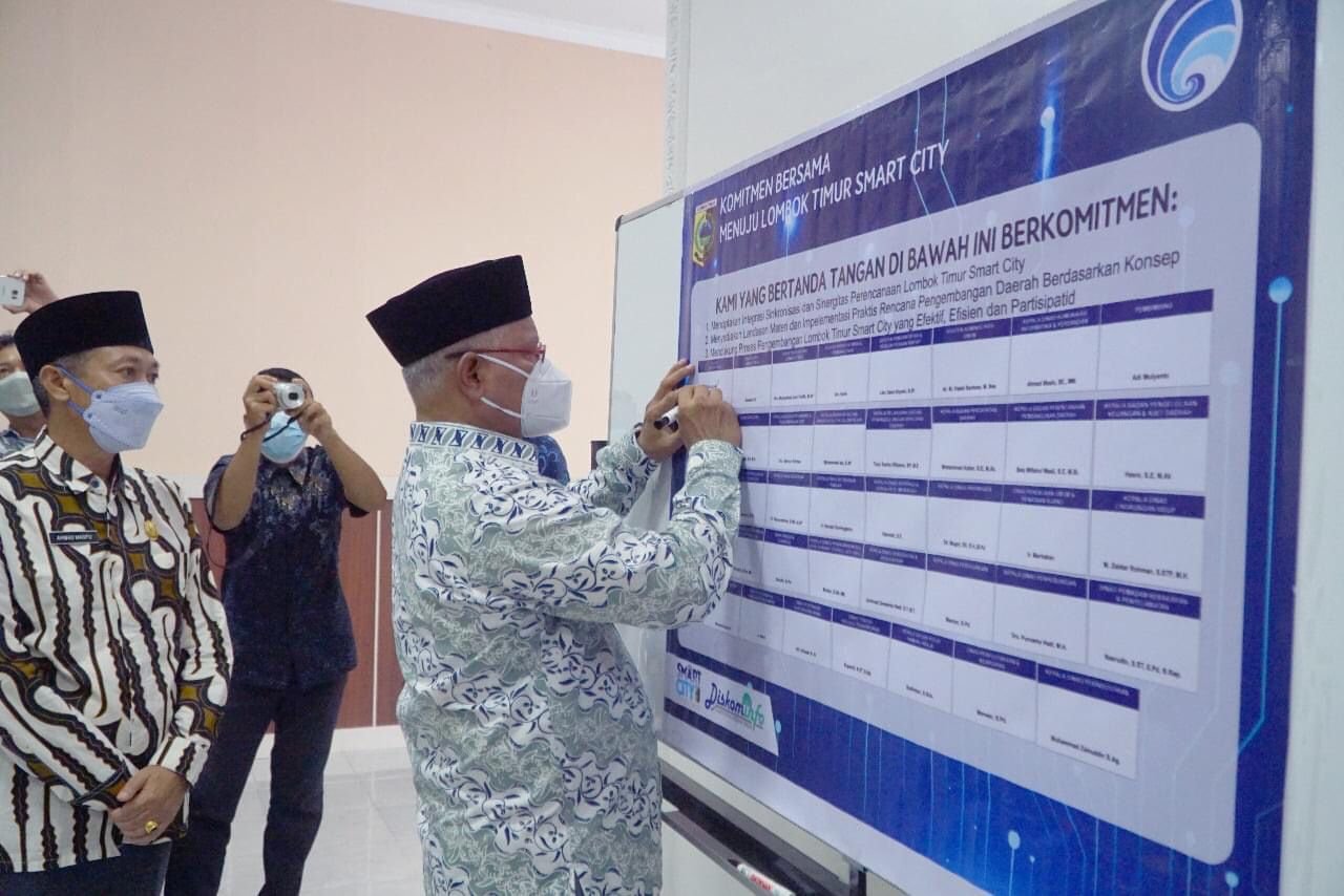 Lombok Timur Menuju Smart City, Bupati: Penguasaan Tehnologi Untuk Mencapai Masa depan Gemilang