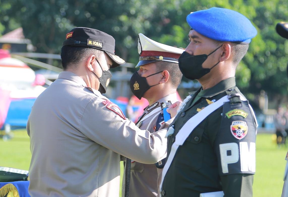 Kapolda NTB Memimpin Upacara Gelar Pasukan Operasi Zebra Rinjani Tahun 2021