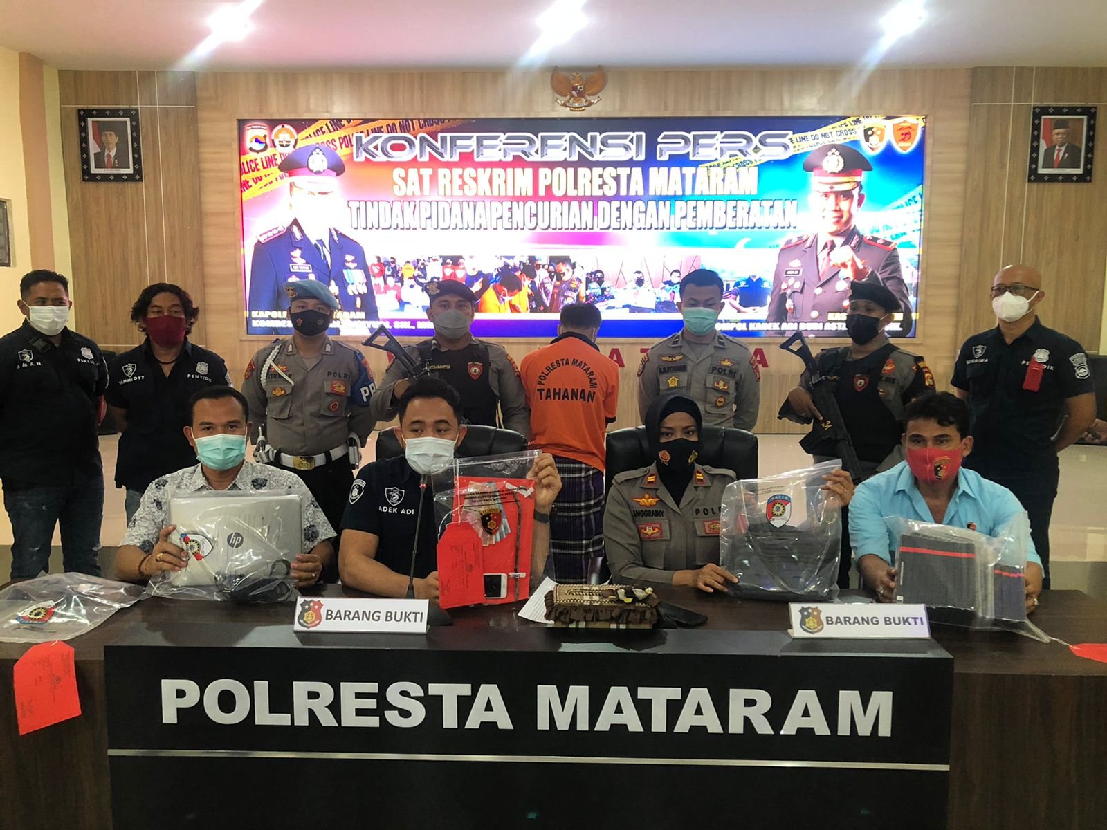 Terekam CCTV, Pelaku Pembobolan Konter HP di Airlangga Diringkus Kurang dari 24 Jam