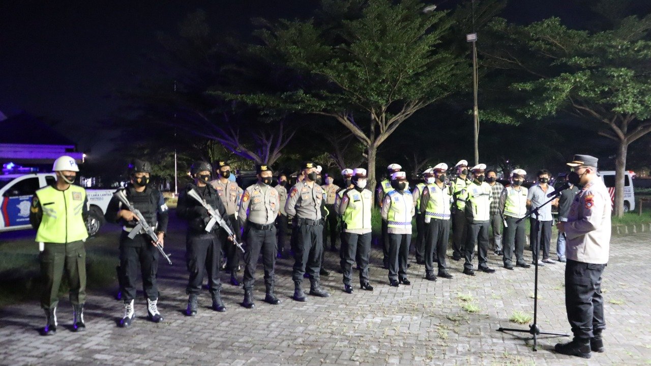 Patroli Gabunga Polres Lobar Sasar Lokasi Daerah Rawan dan Keramaian