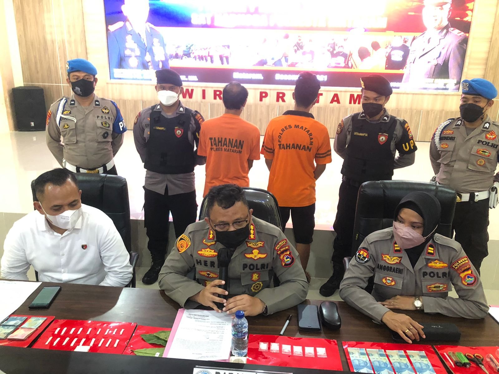 Khawatir Narkobanya Dicuri, Tersangka Sabu di Mataram Sembunyikan Barang Bukti di Pohon Jambu