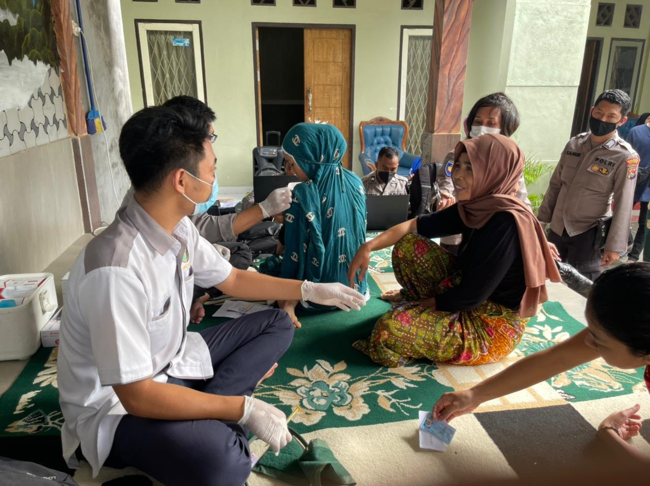 Kejar Target Vaksinasi, Polresta Mataram Jemput Bola