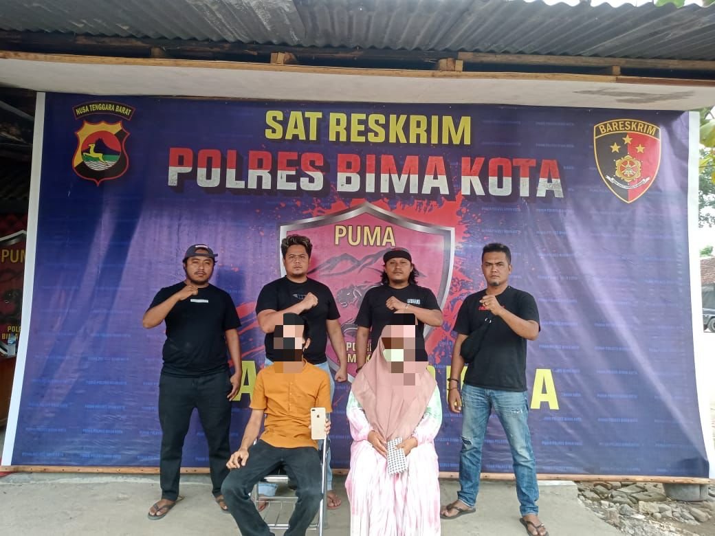 Menguasai HP Curian, Seorang Pria dan Wanita di Kota Bima  Ditersangkakan Sebagai Penadah