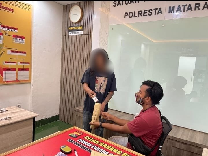Terciduk di Gang Sempit, Pengedar Sabu Karang Bagu Ditangkap Tim Opsnal Sat Narkoba