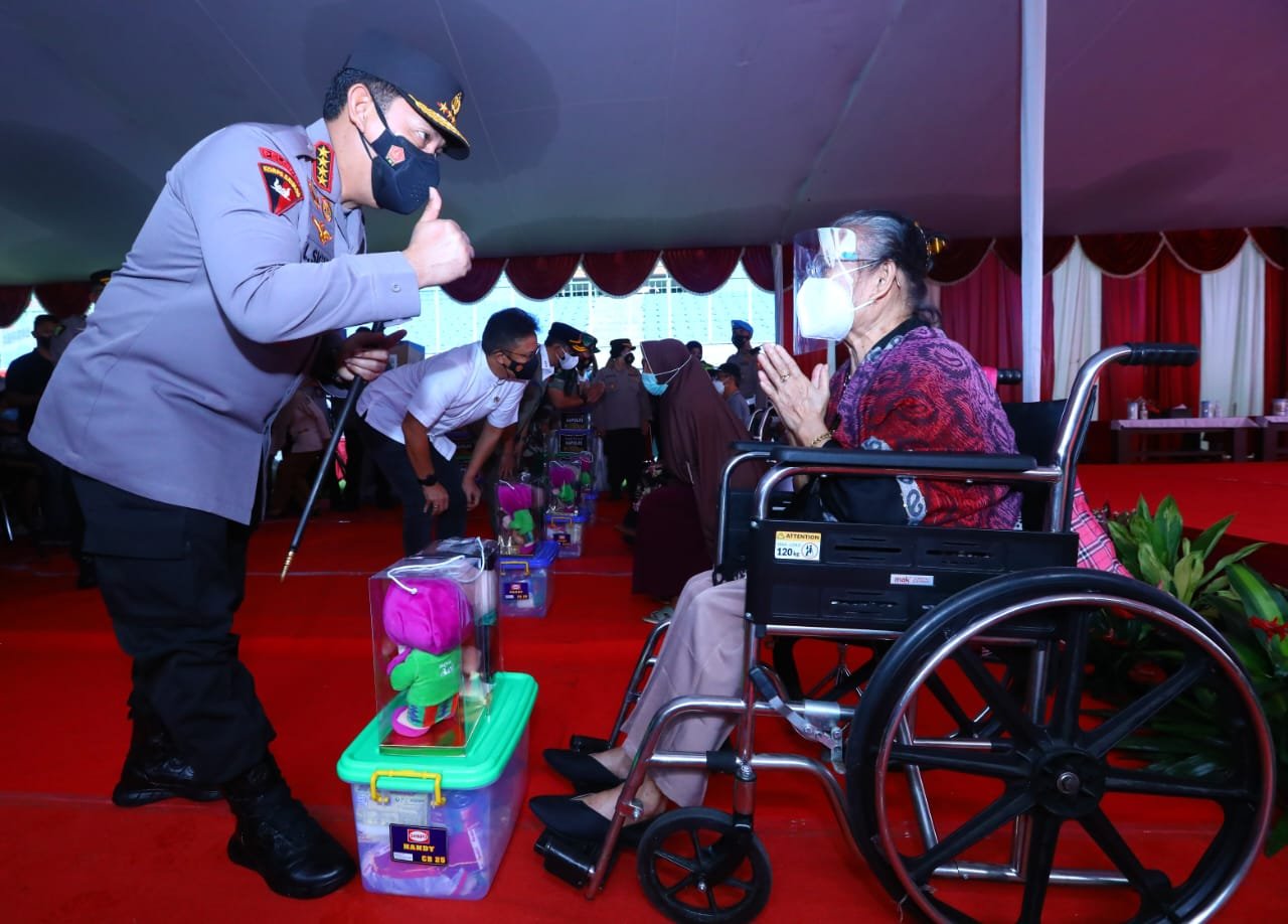 Kapolri Imbau Rakyat Indonesia Tidak Panik Lonjakan Covid19 Gelombang ke Tiga, Jendral Listyo: Disiplin Prokes dan Lakukan Vaksinasi