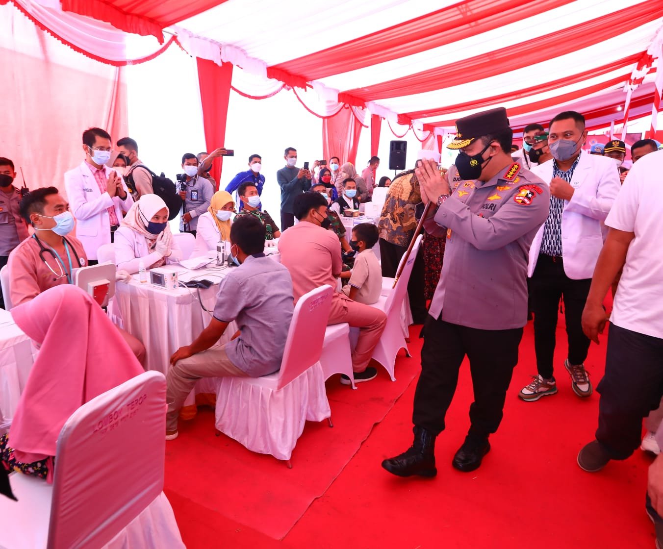 Kapolri Minta Forkopimda NTB Kendalikan Laju Covid19 untuk Sukseskan Event Internasional