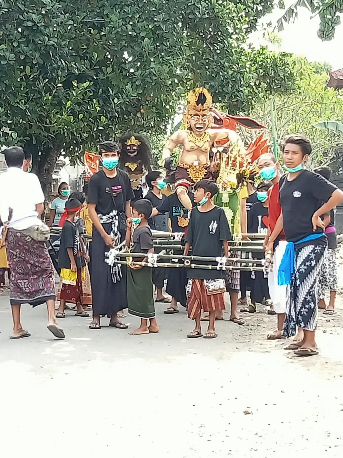 Nasib Ogoh Ogoh di Tahun Pandemi Covid19, Tidak Dirayakan Secara Kolosal Sejak Dua Tahun Lalu