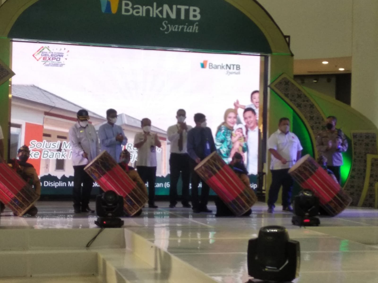 Polsek Mataram Amankan Gelegar Expo Bank NTB Syariah 2022