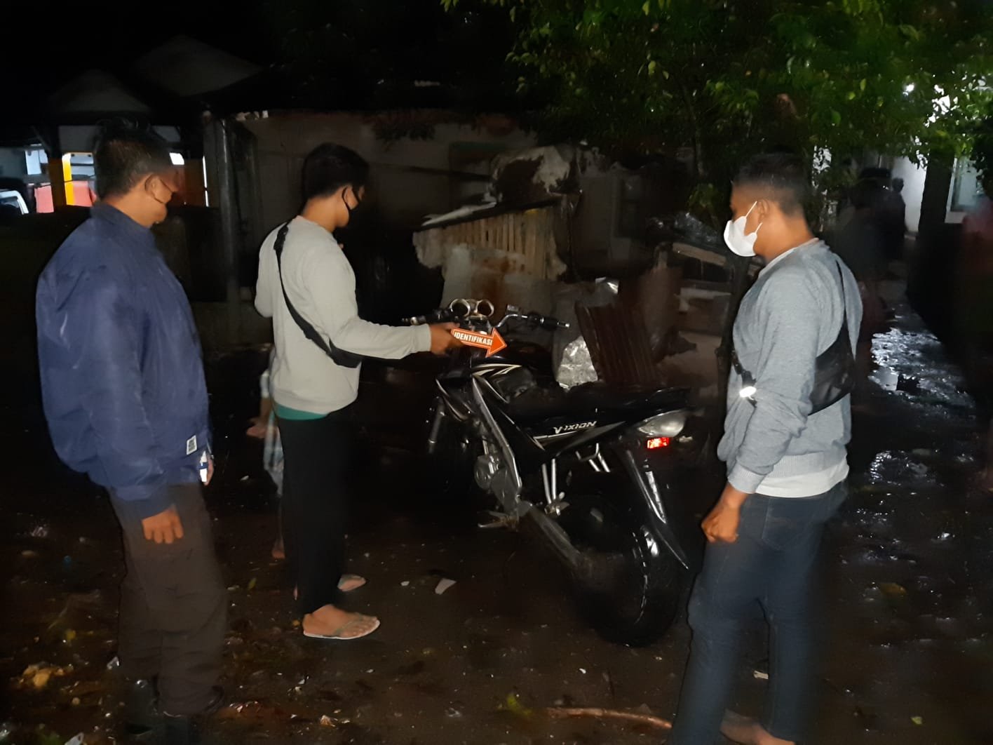 Rumah Warga di Dusun Maselang Bagu Lombok Tengah Terbakar