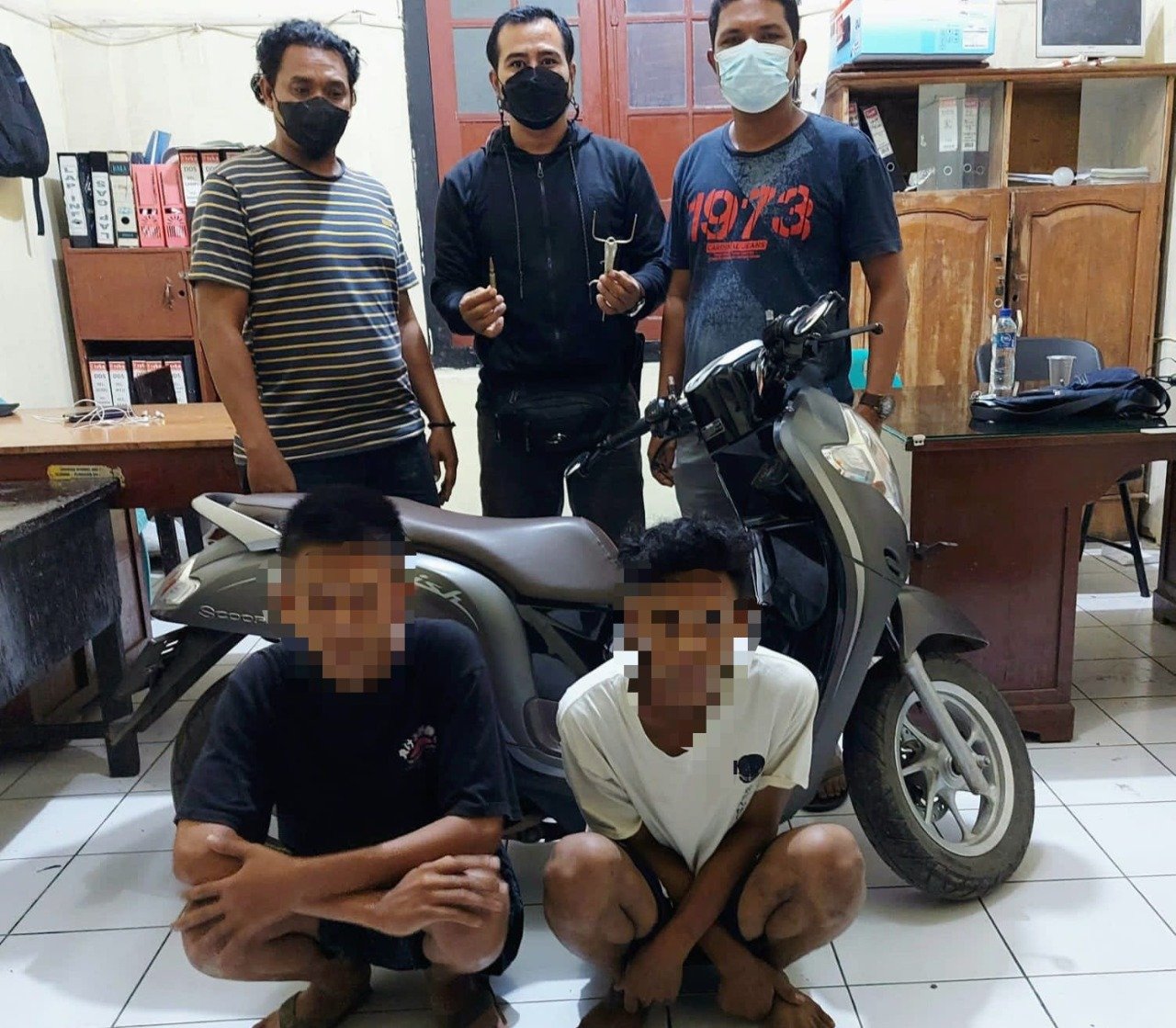 Mencuri Pompa Air, Dua Remaja di Kota Bima Ditangkap Polisi