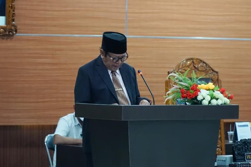 Pidato Rapat Paripurna Istimewa, Rumaksi: Pemda Akan Tindaklanjuti Rekomendasi Dewan