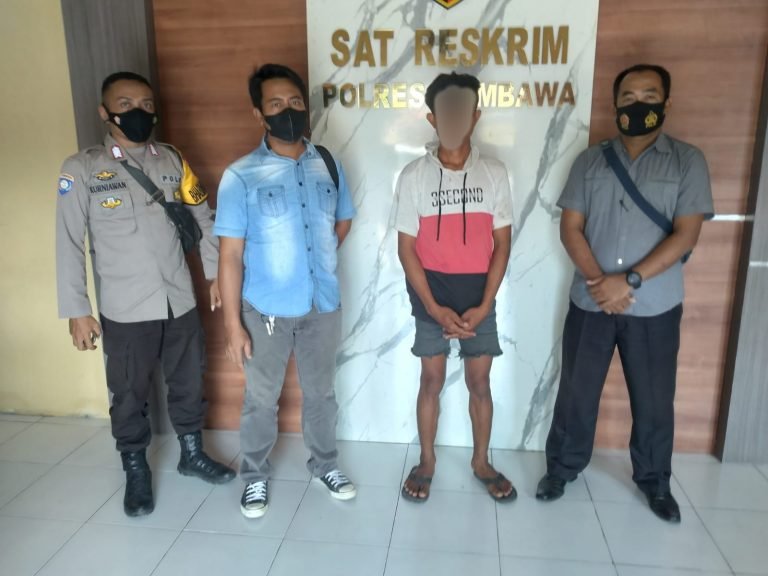 Setubuhi Gadis Dibawah Umur, Laki Beranak Dua Bernama Dajal Diringkus Anggota Polres Sumbawa
