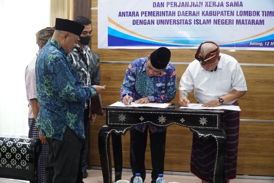 Pemda Lotim Gandeng UIN Mataram Tingkatkan Sumbedaya Masyarakat